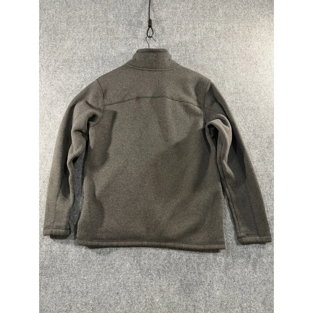 The North Face Mens 1/4 Zip Fleece Pullover Sweater Gray Large L